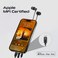 Promate Earphones With Lightning Connector, Ergonomic In-Ear Apple MFi Certified Earphones With Microphone, Call Function And In-Line Volume Control For iPhone 14/13 iPad Pro, Vibe-LT - Black