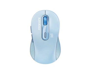 Promate Ken, Dual Mode Wireless Optical Mouse with BT &amp; RF Connectivity, Blue