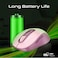 Promate Ken, Dual Mode Wireless Optical Mouse with BT &amp; RF Connectivity, Pink