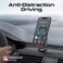 Promate Magnetic Car Phone Holder, Compact 360-Degree Rotatable Dashboard Car Phone Stand With Anti-Slip Grip, Cradleless Design, Foldable Arm And N52 Magnet For iPhone 17, Samsung S25 - Black