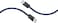Promate USB-C to USB-C Cable, Premium 60W Power Delivery Fast Charging Cable, 480Mbps Data Sync, 200cm Anti-Tangle Nylon Braided Cord for iPhone 17, Galaxy S25, iPad Air, Dell, ECOLINE-CC200.NAVY