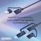 Promate 6-In-1 Multi Charging Cable, 20V 3A Lightning, USB-C, Micro USB Connectors to USB-A and USB-C Fast Sync Charging Cable Data Cord With 60W Type-C to Type-C Power Delivery Cable, Navy Blue