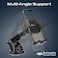 Promate Transparent Car Phone Mount With Intelligent Auto-Clamping Cradle Design, Quick Install And Windshield Holder, Multi-Angle Support, Fits 4.7-7.2" Devices, And One Touch Release, TransHold