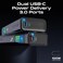 Promate Universal 20000mAh Ultra-Slim Portable Power Pack with 130W Power Delivery, Smart TFT LCD Screen, USB-A QC 3.0, Dual USB-C Input/Output Ports, and Over-Heating Protection, Titan-130 (130W)
