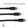 Promate Pack Of 3 USB-C To USB-C Cables, Ultra-Fast Triple Type-C Sync &amp; Charge Cables With 60W Power Delivery, Versatile Lengths (0.3m, 1.2m, And 2m), 25000+ Bend Test, Tangle-Free Cords, CableKit-CC