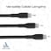 Promate Pack Of 3 USB-C To Lightning Cables, Ultra-Fast Triple Lightning Sync &amp; Charge Cables With 27W PD, Versatile Cord Lengths(0.3m, 1.2m, 2m) 25000+ Bend Test, And Tangle-Free Wires, CableKit-Ci