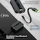 Promate Power Bank, Universal 10000mAh Ultra-Compact Battery Charger, With Double-Ended Type-C To Lightning Cable, USB-C And Lightning Ports, 30W Fast Charging, LED Display, Neo-10Uni Grey