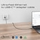 Promate Ultra-Fast Ethernet To USB-C Adapter Cable With 1000Mbps RJ45 Input, 5M Tangle-Free Cable, Seamless USB-C 3.2 Output For High-Speed Internet, Durably Built, And Reliable Connection For Laptops