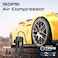 Promate Portable Car Jump Starter with 150PSI Air Compressor, 4-in-1 Electric Air Pump with 12000mAh Power Bank, USB-A &amp; QC 3.0 Ports, Reverse Polarity Protection for Car Tires, PatrolPack-3 Black