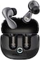 Promate Bluetooth True Wireless Stereo Earphones with IntelliTouch Control, Active Noise Cancellation, Transparency Mode, Low Latency Game Mod Black