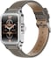 Promate Curved AMOLED Screen Smartwatch With Active Lifestyle Management, Durable Battery Life, 100+ Sports Modes, Heart Rate, Pedometer Sensors, And Real-Time Health Monitoring, XWatch-RM Silver
