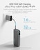 CUKTECH CP25 Power Bank, 20000mAh 55W Portable Travel Charger Built-in USB C Cable, Fast Charging Battery Pack for Xiaomi, Redmi, Poco, iPhone, Samsung, Honor, Switch, etc (White)