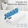 Promate Power Bank, Universal 20000mAh Ultra-Slim Portable Charger with 20W USB-C Input/Output Port, QC 3.0 Output, USB-C Ports, Over-Heating Protection for Smartphones and Tablets, Bolt-20PD White