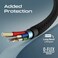 Promate USB-A to Lightning Cable 200cm, High Tensile Strength, Fast Charging &amp; Data Sync, Anti-Tangle Silicone Cord, For Lightning Apple Devices Black