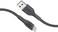 Promate USB-A to Lightning Cable 200cm, High Tensile Strength, Fast Charging &amp; Data Sync, Anti-Tangle Silicone Cord, For Lightning Apple Devices Black