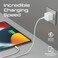 Promate USB-A to Lightning Cable 200cm, High Tensile Strength, Fast Charging &amp; Data Sync, Anti-Tangle Silicone Cord, For Lightning Apple Devices White