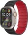 Promate Magnetic Apple Watch Band with Powerful N52+ Magnets, UV-Coated Silicone, Sweat-Resistant, Adjustable Fit, Luxurious Design, MagBand-MS Black
