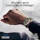 Promate Magnetic Apple Watch Band with Powerful N52+ Magnets, UV-Coated Silicone, Sweat-Resistant, Adjustable Fit, Luxurious Design, MagBand-MS Midnight Green