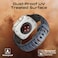 Promate Dual-Colour Apple Watch Band with Dust-Proof UV Treated Surface, Rust-Resistant Stainless-Steel Buckle, Stylish Sporty Design For All Sizes and Series Compatibility, SiliBand-DC Blue