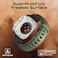 Promate Dual-Colour Apple Watch Band with Dust-Proof UV Treated Surface, Stylish Sporty Design For All Sizes and Series Compatibility, SiliBand-DC Midnight Green