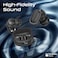 Promate Bluetooth True Wireless Stereo Earbuds With Superior Sound Quality, IntelliTouch Controls, Long Battery Life, HD Microphone For Clear Calls, And IPX4 Water Resistance, Lush-Pro Black
