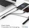 Promate All-In-One USB-C Cord With Ultra-Fast PD100W Charging, Seamless Sync And Charge Support, 140cm Nylon Braided Design, And 480Mbps Data Transfer Speed, Fusion-CCW Black