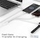 Promate All-In-One USB-C Cord With Ultra-Fast PD100W Charging, Seamless Sync And Charge Support, 140cm Nylon Braided Design, And 480Mbps Data Transfer Speed, Fusion-CCW White