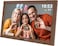 Promate Full HD Digital Photo Frame With 10.1" Touch Screen, Wireless app Control, 16GB Storage, USB/TF Card Support, Dual Speakers, Multi Picture &amp; Video Formats Compatibility, Memoria-10 Pine