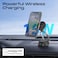 Promate 15W MagSafe-Compatible Wireless Car Charger with Dual Mounting Options, FOD Detection, Locking Mechanism, Quick Alignment, Adjustable Arm, 360 Rotatable Base, MagNeo-15W Black