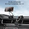 Promate 15W MagSafe-Compatible Wireless Car Charger with Dual Mounting Options, FOD Detection, Locking Mechanism, Quick Alignment, Adjustable Arm, 360 Rotatable Base, MagNeo-15W Black