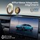 Promate QI2 Certified Magnetic Wireless Car Charger Mount with 15W MagSafe Compatible Fast Charging, Extendable Rotatable Swing Arm, Dashboard and LCD Screen Compatibility, MagMate-1 Black