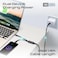 Promate 2-In-1 USB-C Cable With Dual USB-C Connectors, Ultra-Fast PD140W Charging, PD3.1 Support, 480Mbps Data Transfer, 1.4m Braided Durable Cable, Broad Compatibility, PowerLink-3C Black