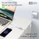 Promate 2-In-1 USB-C Cable With Dual USB-C Connectors, Ultra-Fast PD140W Charging, PD3.1 Support, 480Mbps Data Transfer, 1.4m Braided Durable Cable, Broad Compatibility, PowerLink-3C White