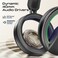 Promate Novon Open-Ear Bluetooth Headphones with Detachable Mic, RGB Light Modes, 40mm Dynamic Drivers, 20H Battery, Bluetooth v6.0, ABS-PC Build For Gaming, Workouts, and Streaming Black