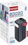 Promate Power Bank, 100W USB-C PD Fast Charging, 4 Outputs, 3 Inputs, Solar DC, Lightning, Digital Display, LED Light Portable Charger PowerMine-80Pro black