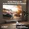 Promate 250 ANSI Lumens Portable Projector, Android 13, Wi-Fi, Bluetooth 5.4, Auto Keystone Correction, Auto Focus, RGB Modes, 32-200 Inch Screen, HDMI Input, USB &amp; HDD Playback, Mini Size Beamer-250R