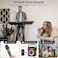 JYX Karaoke Machine with 2 Wireless Microphones, Portable Bluetooth Speaker with RGB Lights, Supports TF/USB, AUX, FM, REC, TWS &ndash; Perfect Karaoke System for Parties, PA System for Adults/Kids
