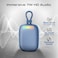 Promate Tingz CrystalSound Wireless Bluetooth 5.4 Speaker, 7W Loud Stereo Sound, RGB Light Modes, Waterproof IPX6, TWS Dual Pairing, TF/USB/AUX/FM, Built-in Mic, 1800mAh Battery, 10M Range Blue