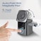Promate iDock-Trio 3-in-1 Auto-Fold Wireless Charging Station, 15W MagSafe Pad, 2.5W Apple &amp; Samsung Watch Charger, 5W Earbuds Dock, One-Touch Motorized Flip, Compact Travel-Friendly Design Black