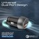 شاحن سيارة بروميت درايف جير-PD33Ci بقوة 33 واط بتقنية USB-C Power Delivery مع منفذي شحن سريع QC 3.0 بقوة 18 واط، تصميم صغير الحجم، حماية من الحرارة الزائدة، منفذي USB-C وUSB-A - أسود
