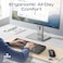 Promate ProCombo-15 Ergonomic Wireless Keyboard Mouse Combo, 5000DPI Mouse, 2.4GHz, Plug &amp; Play, Long Battery Life, Compatible with Windows/MacOS/Android Black