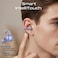 Promate AirClip-Pro True Wireless Earbuds, Open-Ear Design, Bluetooth 6.0, 12mm Drivers, IPX4 Sweat Resistant, 28H Battery Life (Purple)