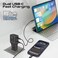 Promate TriPlug-65PD 65W GaNFast Travel Charger, Dual USB-C PD with PPS, Compact Multi-Port Adapter with 45W+20W Split Charging, Slide-Out US/UK/EU/AU Plugs, Universal Laptop &amp; Smartphone