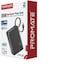 20000mAh Power Bank with Built-in USB-C Cable, 35W PD Fast Charging Portable Charger with TFT Smart Display, 3-Port, USB-C, USB-A for iPad, iPhone 17/16 Series, Samsung S25 Ultra, Airpods and More - Black