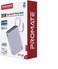 20000mAh Power Bank with Built-in USB-C Cable, 35W PD Fast Charging Portable Charger with TFT Smart Display, 3-Port, USB-C, USB-A for iPad, iPhone 17/16 Series, Samsung S25 Ultra, Airpods and More - Purple