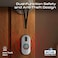 Promate InfraSense Portable Hidden Camera Detector with Infrared Lens Detection, Red Light Scanner, 80dB Anti-Theft Alarm, Emergency Siren, LED Flashlight, Rechargeable Privacy Protection, Black