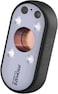 Promate InfraSense Portable Hidden Camera Detector with Infrared Lens Detection, Red Light Scanner, 80dB Anti-Theft Alarm, Emergency Siren, LED Flashlight, Rechargeable Privacy Protection, Black