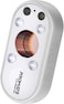 Promate InfraSense Portable Hidden Camera Detector with Infrared Lens Detection, Red Light Scanner, 80dB Anti-Theft Alarm, Emergency Siren, LED Flashlight, Rechargeable Privacy Protection, White