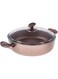 HOME MAKER GRANITEC ROSE GOLD LOW CASSEROLE 30CM