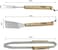LTR L1001 BBQ Skewer Set – 6-Piece Stainless Steel Set, 42cm, Reusable & Durable